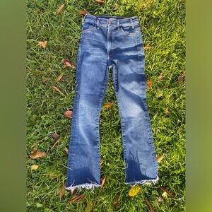 Hustler ankle fray jeans